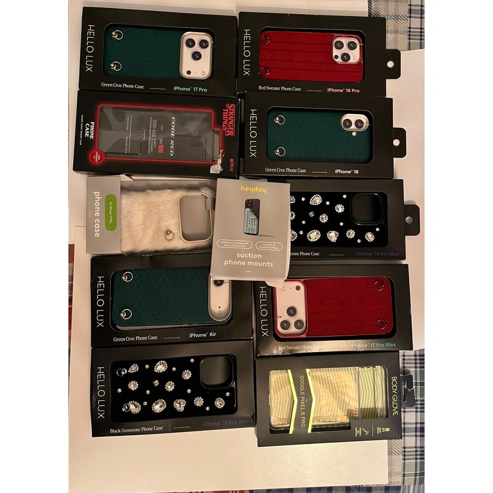 Wholesale Lot 10 Target Cases + heyday Suction Mount iPhone 17 16 15 Pro NEW